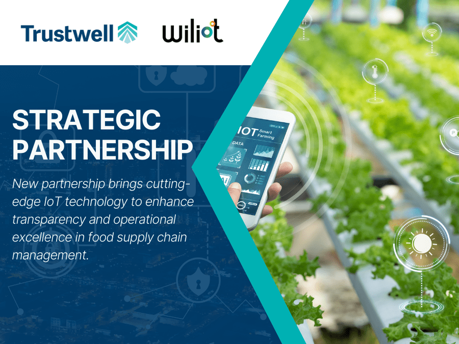 Trustwell and Wiliot partner to bring cutting-edge IoT technology to enhance transparency and operational excellence in food supply chain management.
